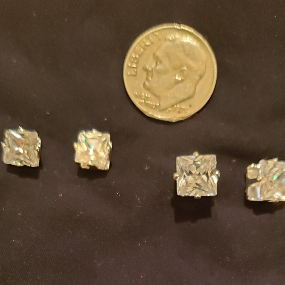 Diamond earrings 2  Medium and small
